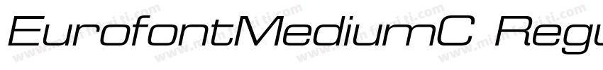 EurofontMediumC Regular字体转换